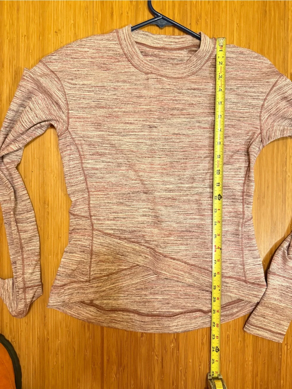 Lululemon Close to Crossing Long Sleeve Rulu Space Dye Camo Plumful Smoky Blush
